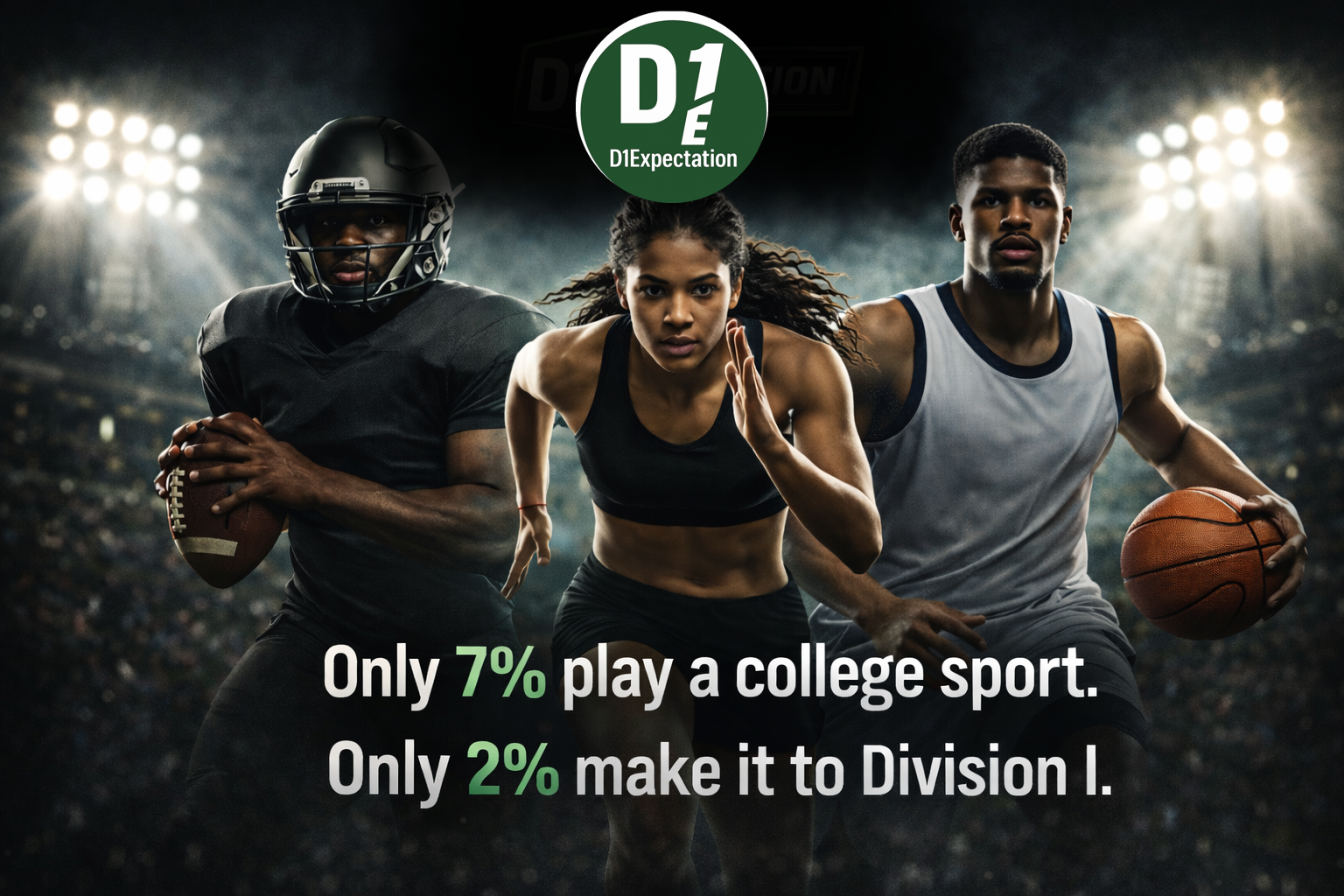 D1Expectation athlete spotlight graphic