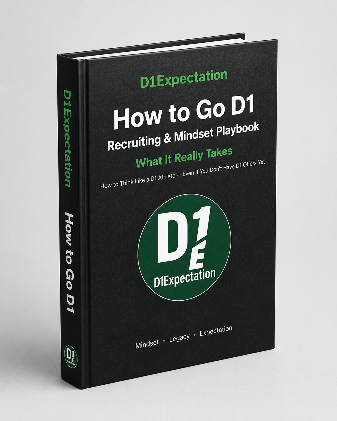 How to Go D1 3D playbook mockup